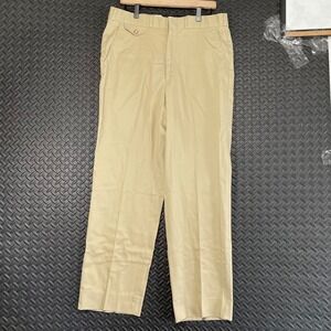 Thomson Khaki‎ Brown Trouser Pants Men's Size 35x32 Preppy Casual Wear
